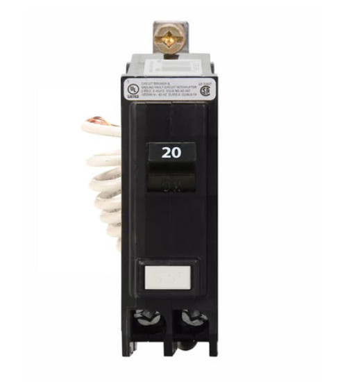 QBGFT1020 - Eaton Cutler-Hammer 20 Amp Single Pole GFCI Bolt-On Circuit Breaker