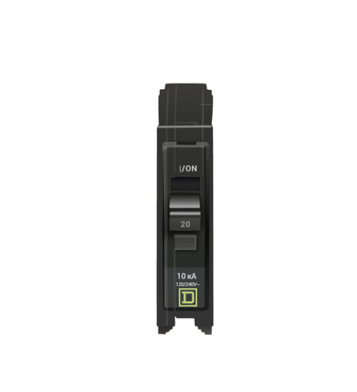 Square D QO120 - Mini circuit breaker, QO, 20A, 1 pole, 120/240VAC, 10kA, plug in | Schneider Electric